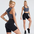 Women's Tight Sports Shorts Two-Piece Summer Activewear Set