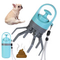Portable Lightweight Dog Pooper Scooper With Built-in Poop Bag Dispenser Eight-claw Shovel For Pet Toilet Picker Pet Products - Joyscore