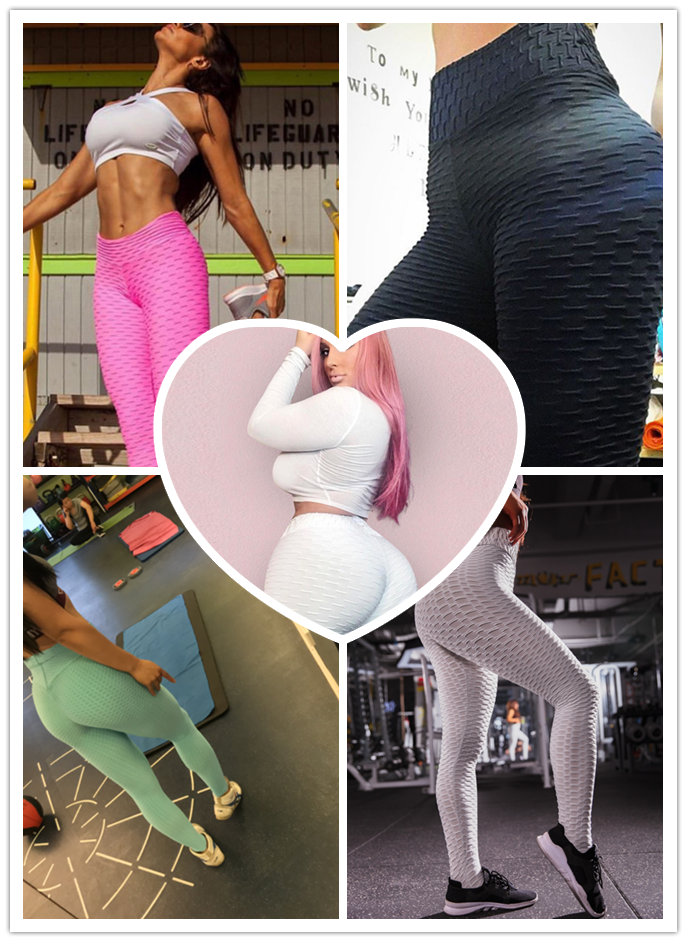 Booty Lifting Anti Cellulite Scrunch Leggings Without Pocket - Joyscore