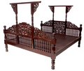Traditional Southern Classical Teak Bed.teakfurniture dipanrotan. homedecor vintagefurniture modernfurniture